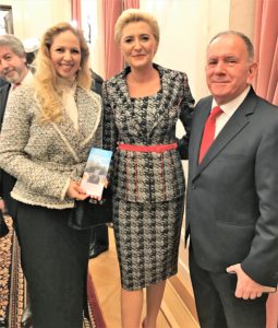Mrs Duda with A.Tamir, March of the Living